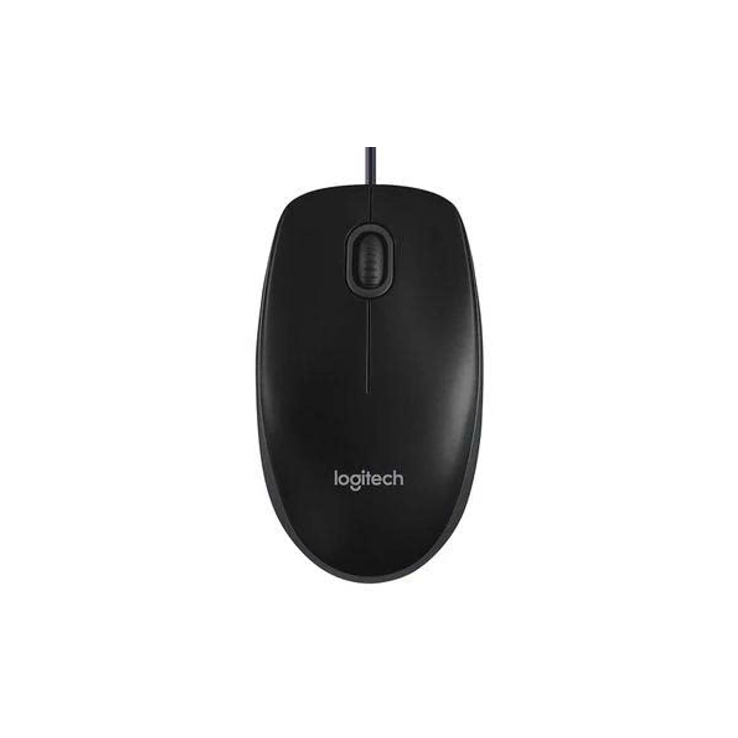 Chuột Có Dây Logitech USB B100 Màu Đen