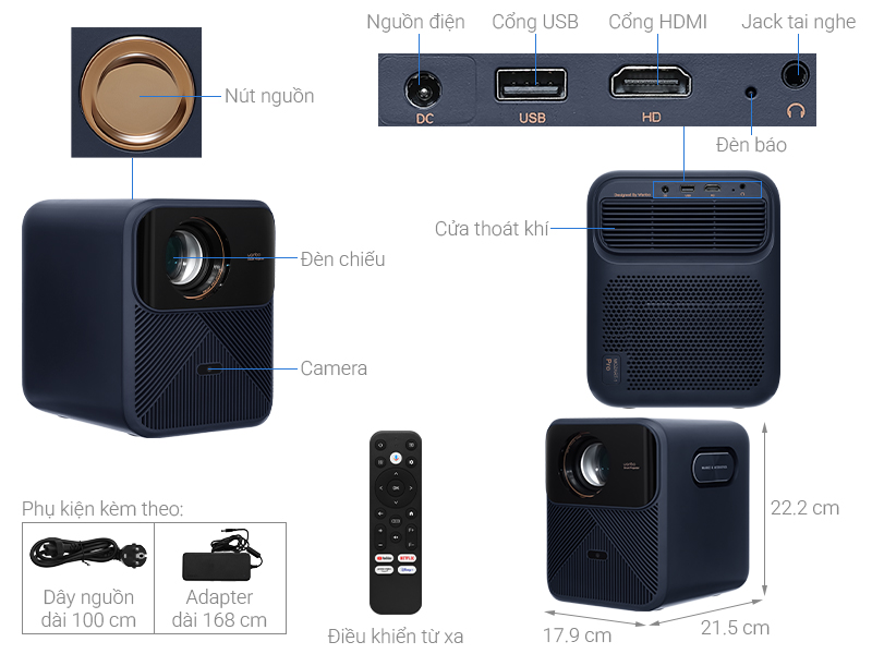 Máy chiếu Wanbo Full HD Mozart 1 Pro