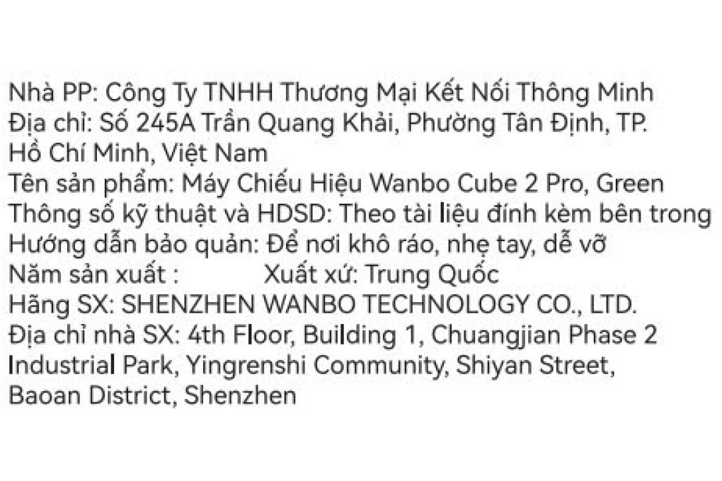 Máy chiếu Wanbo Full HD Cube 2 Pro - 2