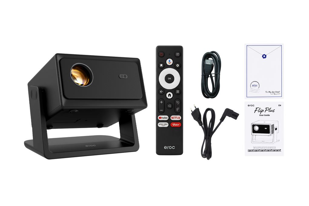 Máy chiếu Full HD Eroc Flip Plus Màu Đen