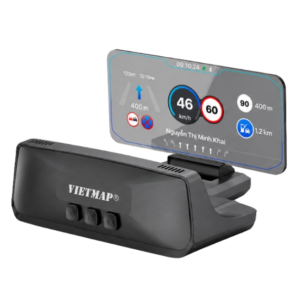 Màn Hình HUD Xe Hơi LCD TFT 4.58 inch Hiển Thị Tốc Độ GPS Vietmap H50