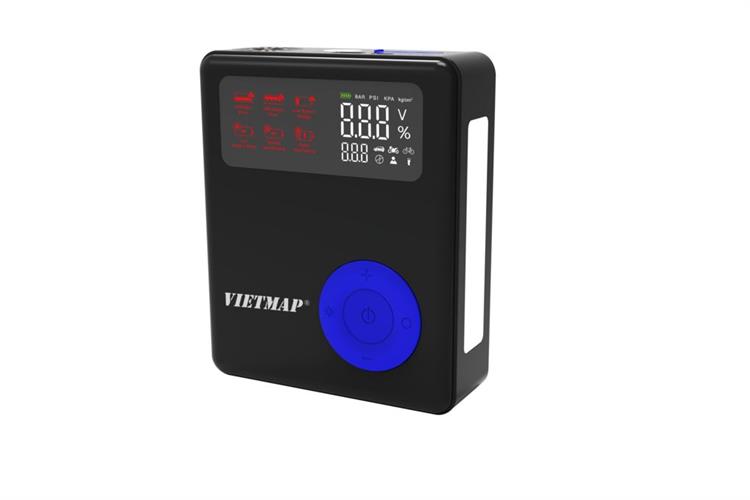 Máy Bơm Lốp Kích Bình Xe Hơi 8000 mAh Vietmap DK-MF139 8K Màu Đen
