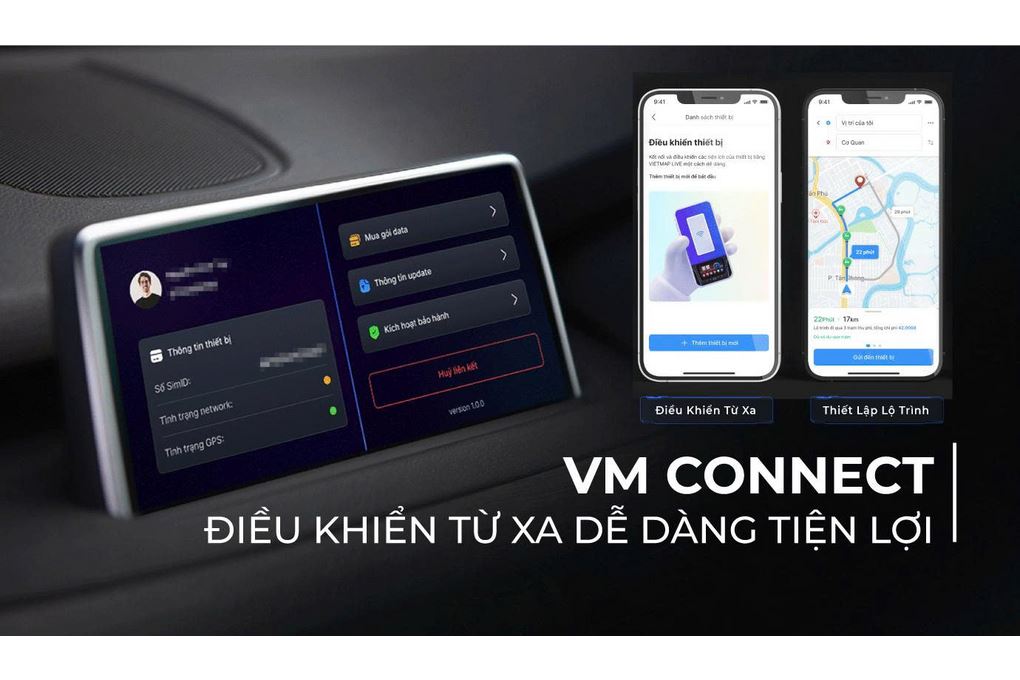 Android Box 8GB/128GB Vietmap BS10 8-128 Màu Đen