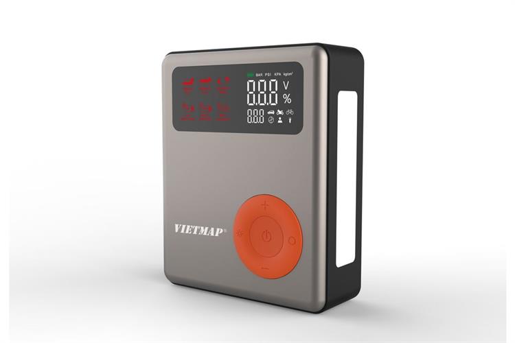 Máy Bơm Lốp Kích Bình Xe Hơi 13000 mAh Vietmap DK-MF139 13K Màu Xám