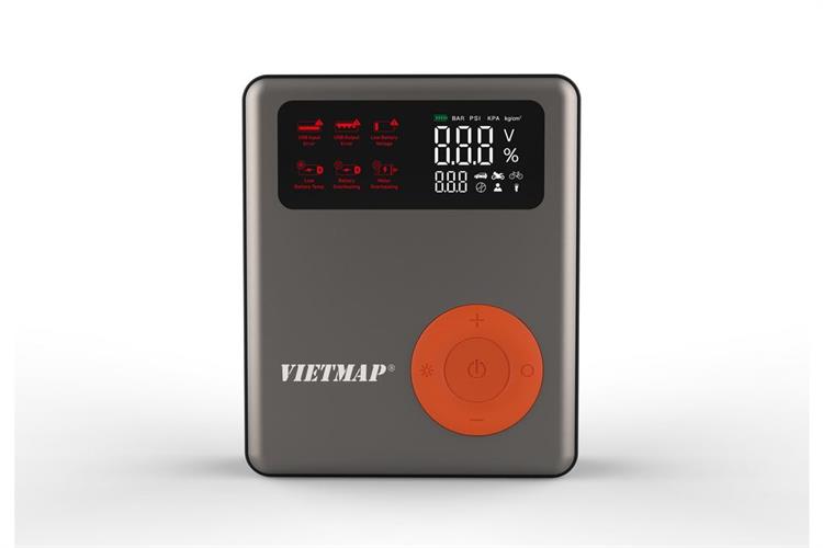 Máy Bơm Lốp Kích Bình Xe Hơi 13000 mAh Vietmap DK-MF139 13K Màu Xám
