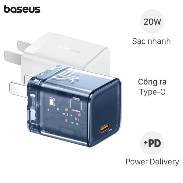 Sạc nhanh Baseus CCGAN20CS