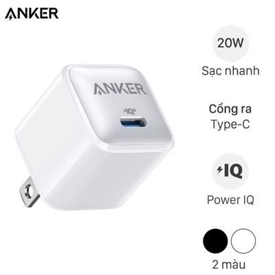 Adapter Sạc Type C IQ3 20W Anker Nano Pro A2637