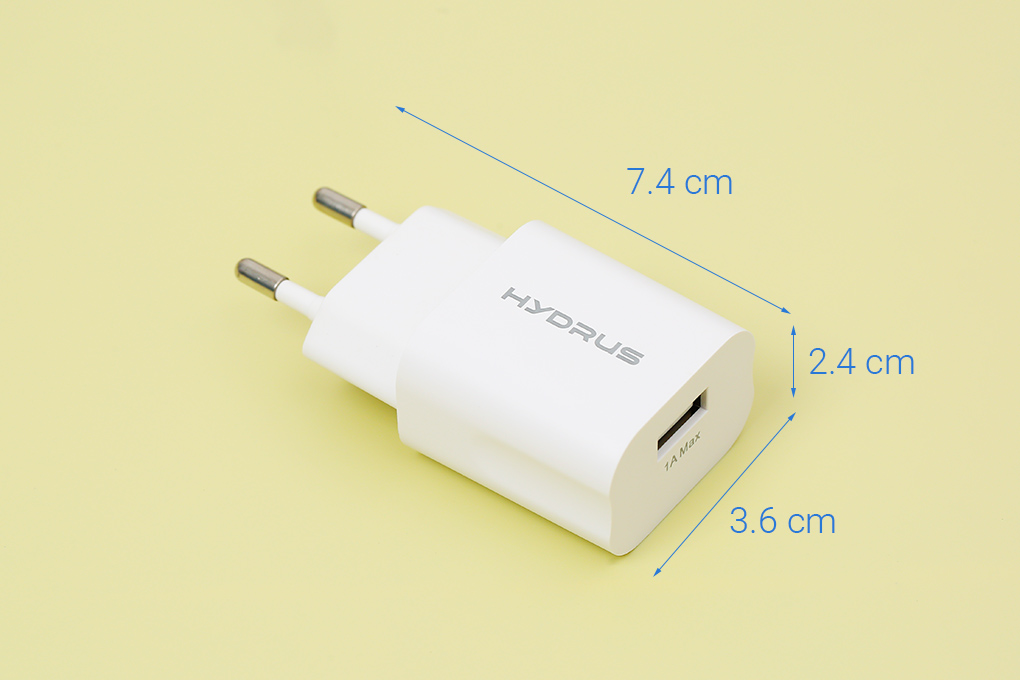 Sạc USB 5W Hydrus W176 Màu Trắng