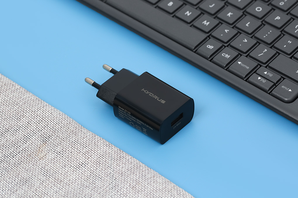 Sạc USB 10W Hydrus ZC103 Màu Đen