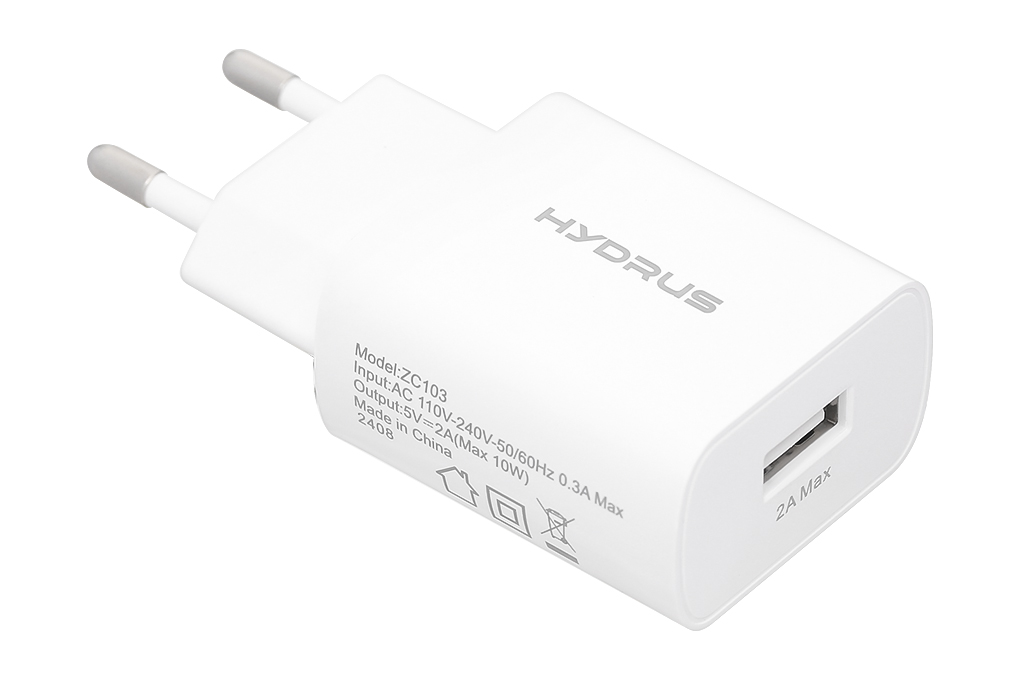 Sạc USB 10W Hydrus ZC103