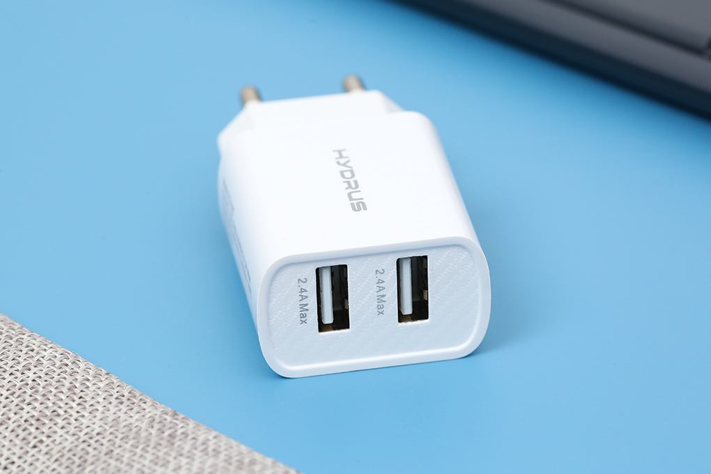 Sạc 2 cổng USB 12W Hydrus ZC102E - 6