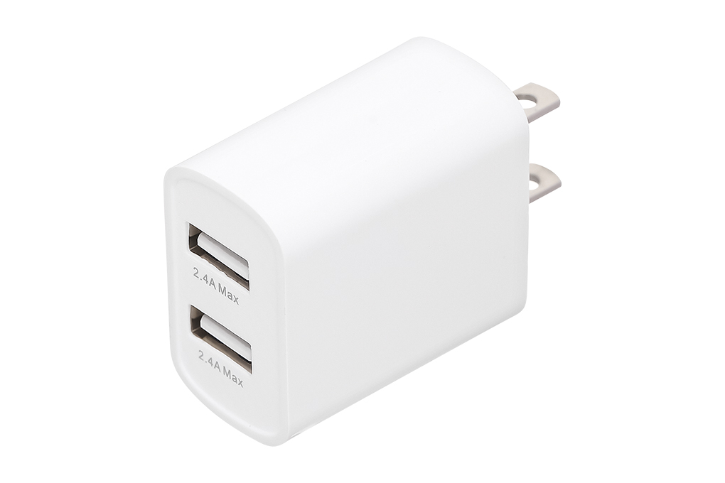 Sạc 2 cổng USB 12W Hydrus ZC102U Màu Trắng