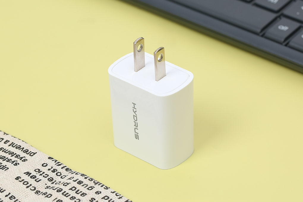 Sạc 2 cổng USB 12W Hydrus ZC102U Màu Trắng
