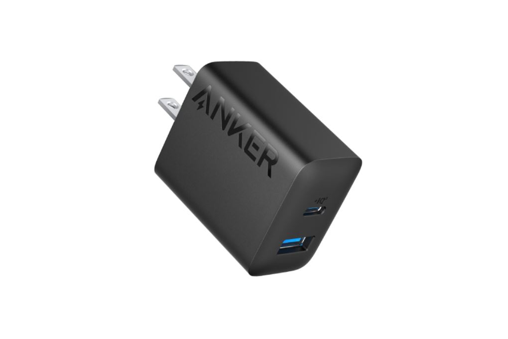 Adapter Sạc 2 cổng USB Type C IQ3 20W Anker A2348 Màu Đen