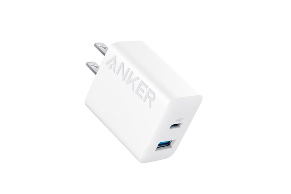 Adapter Sạc 2 cổng USB Type C IQ3 20W Anker A2348 Màu Trắng