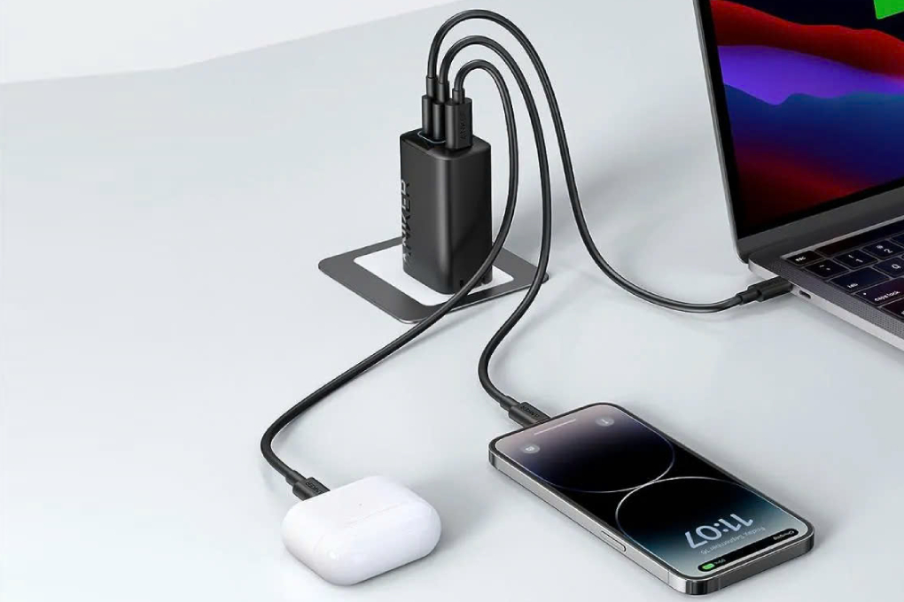 Adapter Sạc 3 cổng USB Type C IQ3 67W Anker A2674 - 3
