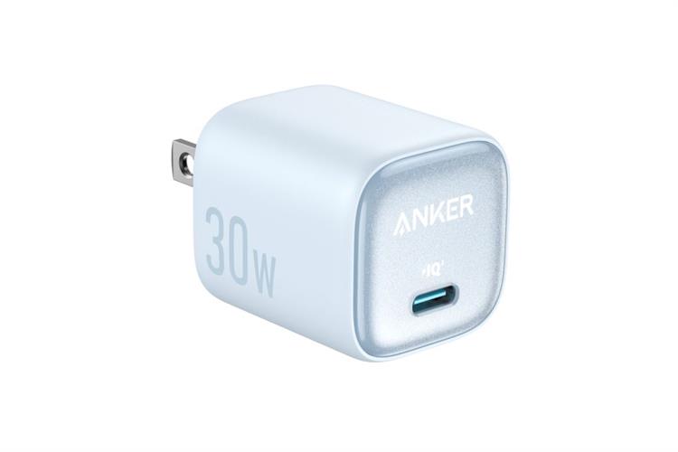 Sạc nhanh Type-C PD 30W Anker Zolo A2698 Màu Xanh Lam Nhạt