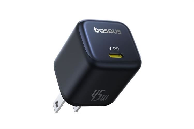 Adapter Sạc Type C PD GaN6 Pro 45W Baseus PicoGo CCGAN45CS Màu Đen