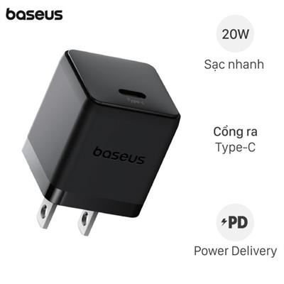 Adapter Sạc Type C PD 20W Baseus Palm CCZC20CS