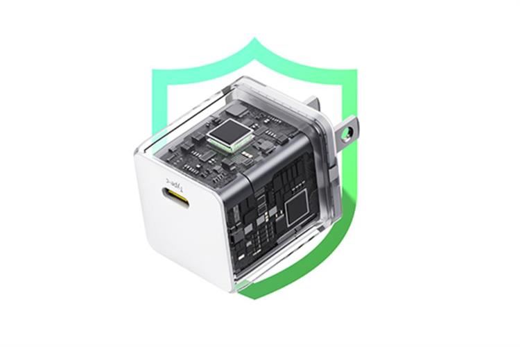 Bộ sạc nhanh Type-C 30W Baseus Palm CCZC30CS kèm Cáp Type C - Type C Màu Trắng