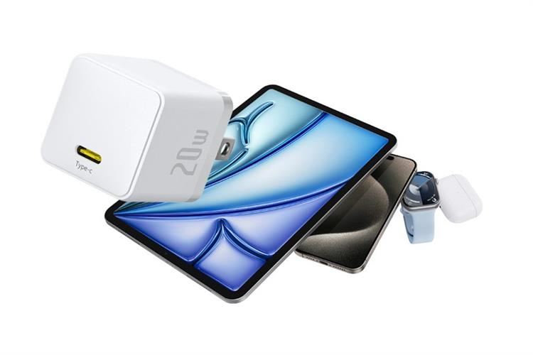 Bộ sạc nhanh Type-C 30W Baseus Palm CCZC30CS kèm Cáp Type C - Type C Màu Trắng