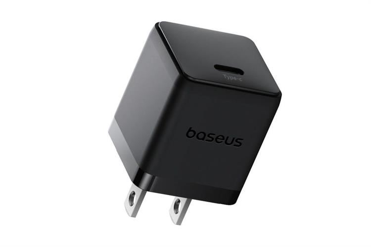 Bộ Adapter Sạc Type C PD 30W kèm Cáp Type C - Type C 1m Baseus Palm CCZC30CS Màu Đen