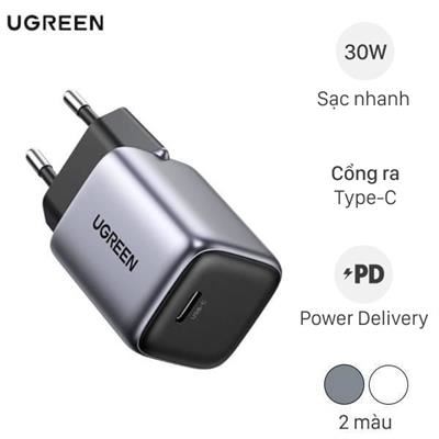 Adapter Sạc Type C PD QC 4.0+ GaN 30W Ugreen Nexode CD319