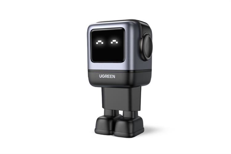 Adapter Sạc 3 cổng USB Type C PD QC 4.0+ GaN 65W Ugreen Robot CD361 Màu Đen