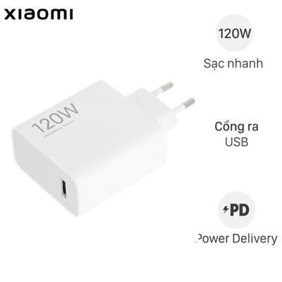 Bộ Adapter Sạc 120W kèm cáp Type C 1m Xiaomi Charging