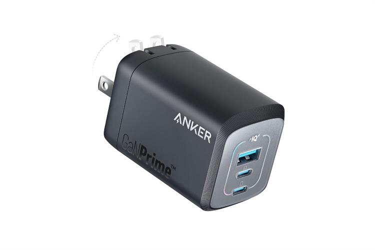 Adapter Sạc 3 cổng USB Type C IQ4 GaN 100W Anker A2343