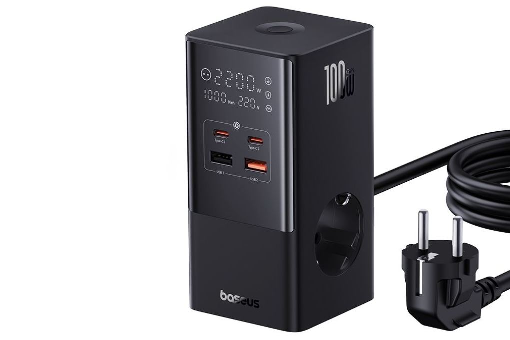 Sạc nhanh 6 cổng USB Type-C AC 100W Baseus CCGAN100-S2ACE - 2