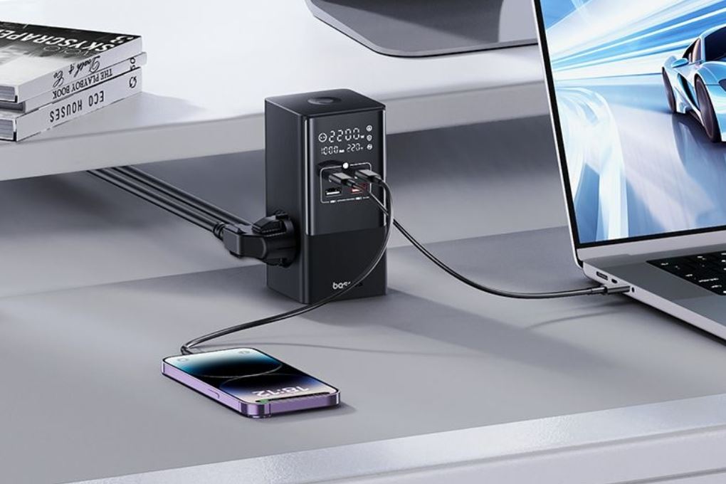 Sạc nhanh 6 cổng USB Type-C AC 100W Baseus CCGAN100-S2ACE - 6