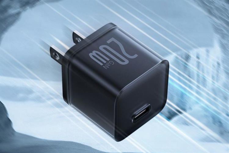 Sạc nhanh Type-C PD 20W Baseus CCGAN20S5-S Màu Đen