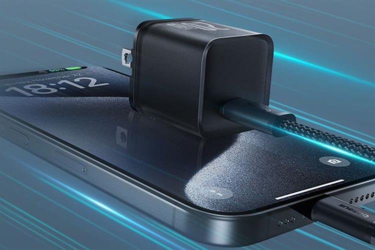 Sạc nhanh Type-C PD 20W Baseus CCGAN20S5-S Màu Đen