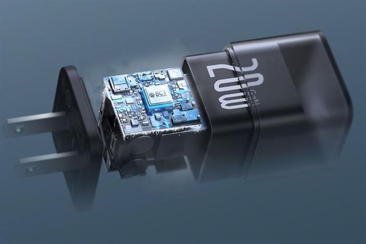 Sạc nhanh Type-C PD 20W Baseus CCGAN20S5-S Màu Đen