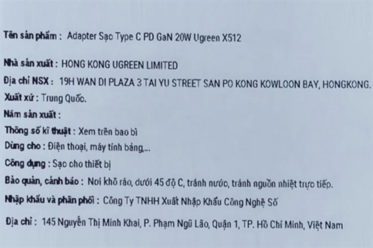Sạc nhanh Type-C PD 20W Ugreen X512 Màu Hồng