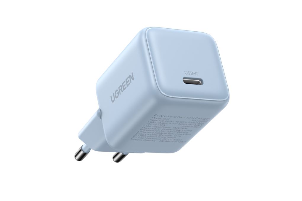 Sạc nhanh Type-C PD 20W Ugreen X512 Màu Xanh da trời