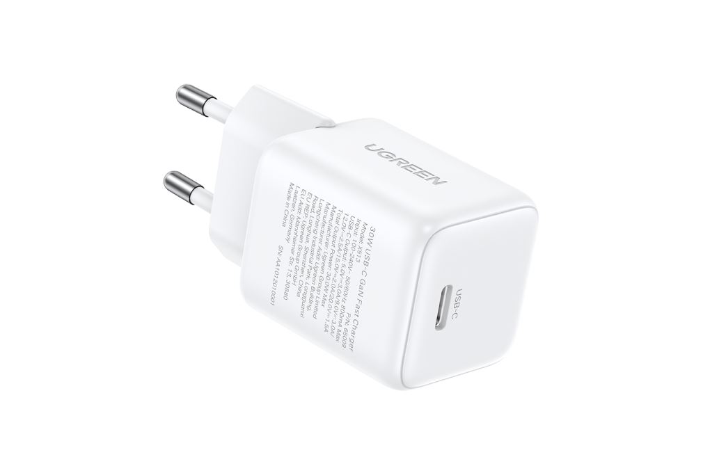Sạc nhanh Type-C PD 30W Ugreen X513 Màu Trắng