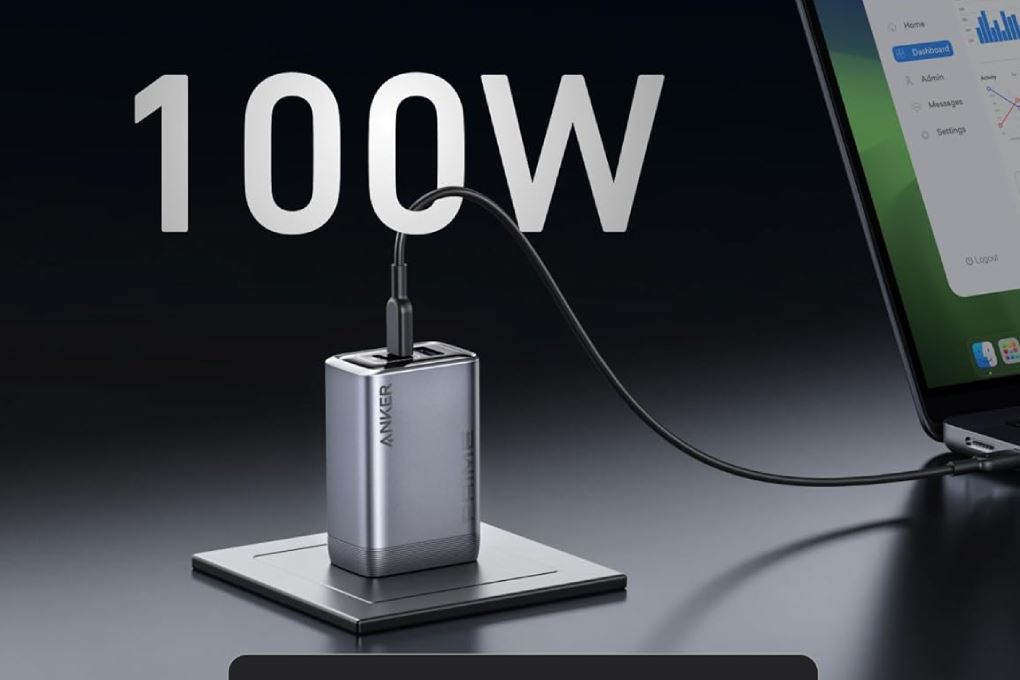 Adapter Sạc 3 cổng USB Type C IQ3 GaN 100W Anker Prime A2688 - Công suất sạc tối đa 100W