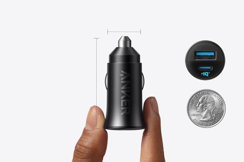 Sạc nhanh xe hơi 2 cổng USB Type-C 30W Anker A2741 - 3