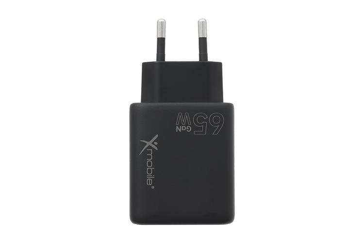 Adapter Sạc 3 cổng USB Type C PD QC 3.0 GaN 65W Xmobile YC-524ACC
