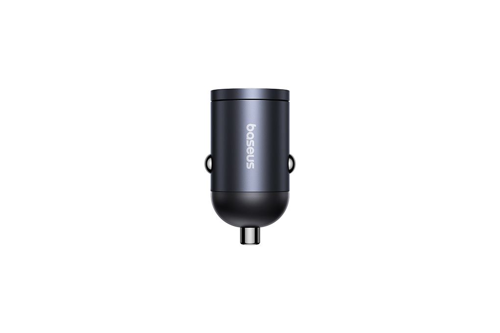 Sạc nhanh xe hơi 2 cổng USB Type-C PD QC 3.0 30W Baseus Tiny Star Mini VCHXX-UC Màu Đen