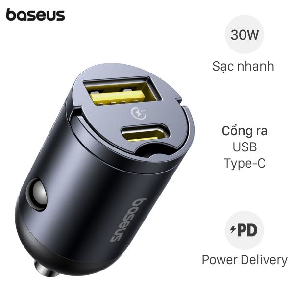 Sạc nhanh xe hơi 2 cổng Baseus Tiny Star Mini VCHXX-UC 290.000₫ 320.000₫ -9%