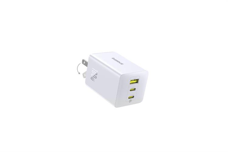 Adapter Sạc 3 cổng USB Type C PD QC 3.0 GaN6 100W Baseus EnerFill FE11 CCXFK100CS