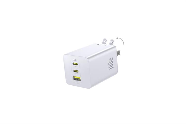 Sạc nhanh 3 cổng USB Type-C QC3.0 PD 100W Baseus EnerFill FE11 CCXFK100CS Màu Trắng