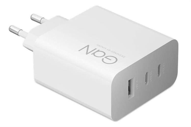Adapter Sạc 3 cổng USB Type C PD GaN 90W Xiaomi HyperCharge Màu Trắng