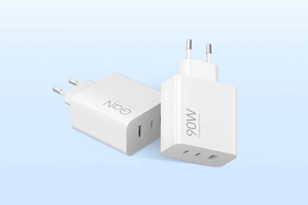Adapter Sạc 3 cổng USB Type C PD GaN 90W Xiaomi HyperCharge - Sạc cùng lúc 3 thiết bị