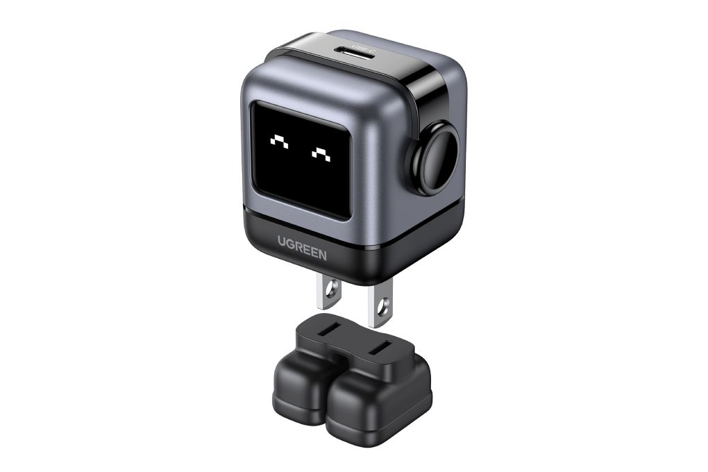 Sạc nhanh Type-C PD 30W Ugreen Robot Uno CD359 15550 Màu Xám