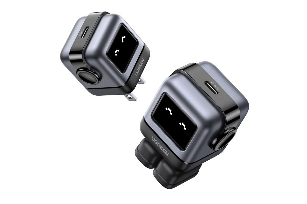 Sạc nhanh Type-C PD 30W Ugreen Robot Uno CD359 15550 Màu Xám