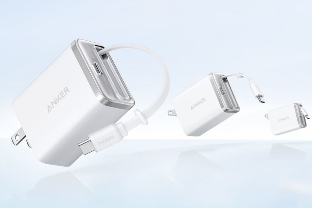 Sạc nhanh Type-C QC PD 35W Anker Nano A2658 kèm cáp dây rút Type C Màu Trắng